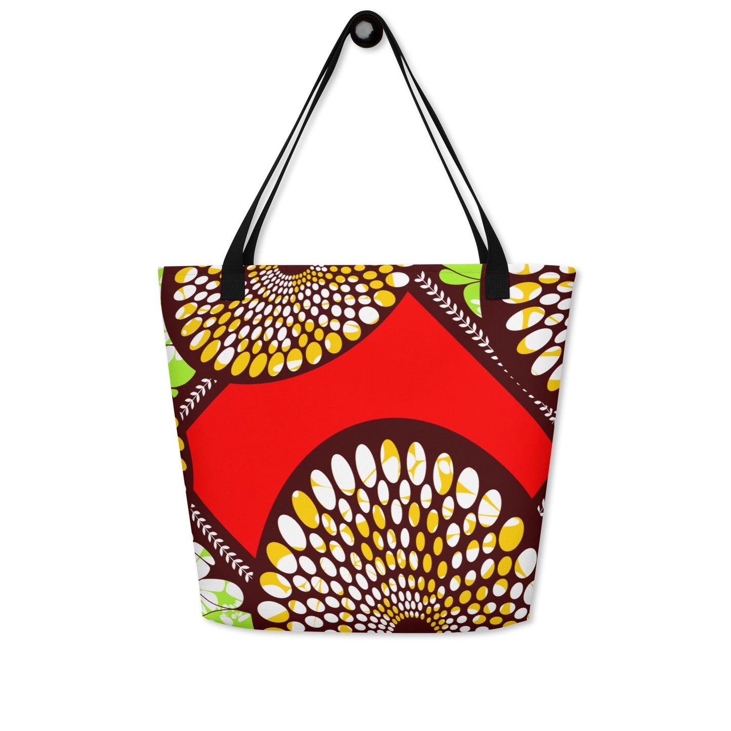 Red Large Tote Bag