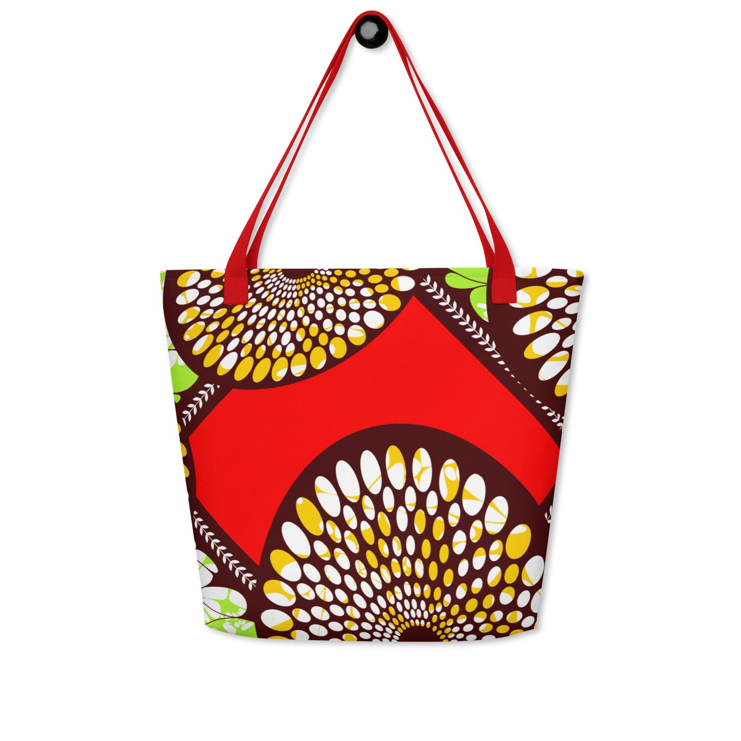 Red Large Tote Bag