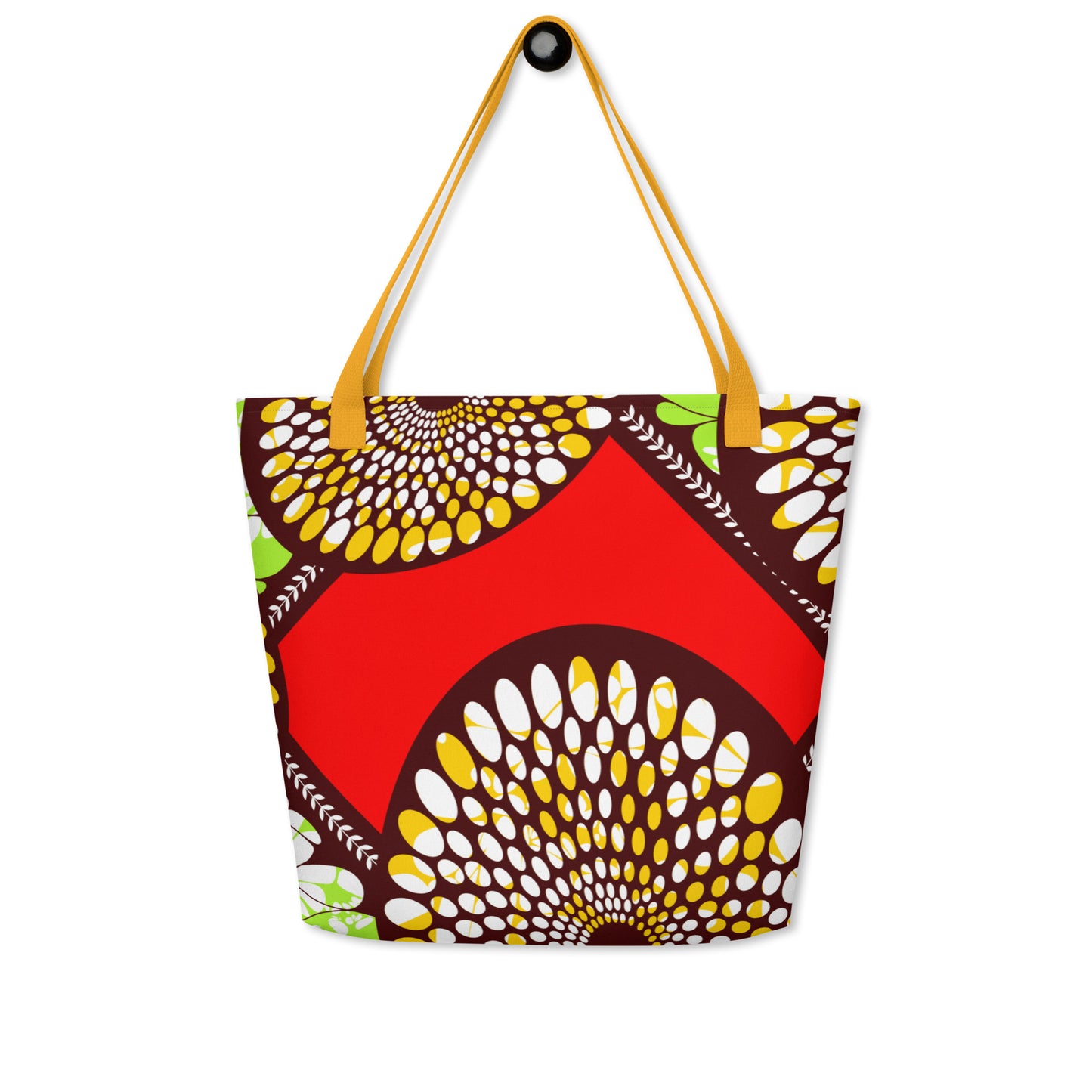 Red Large Tote Bag