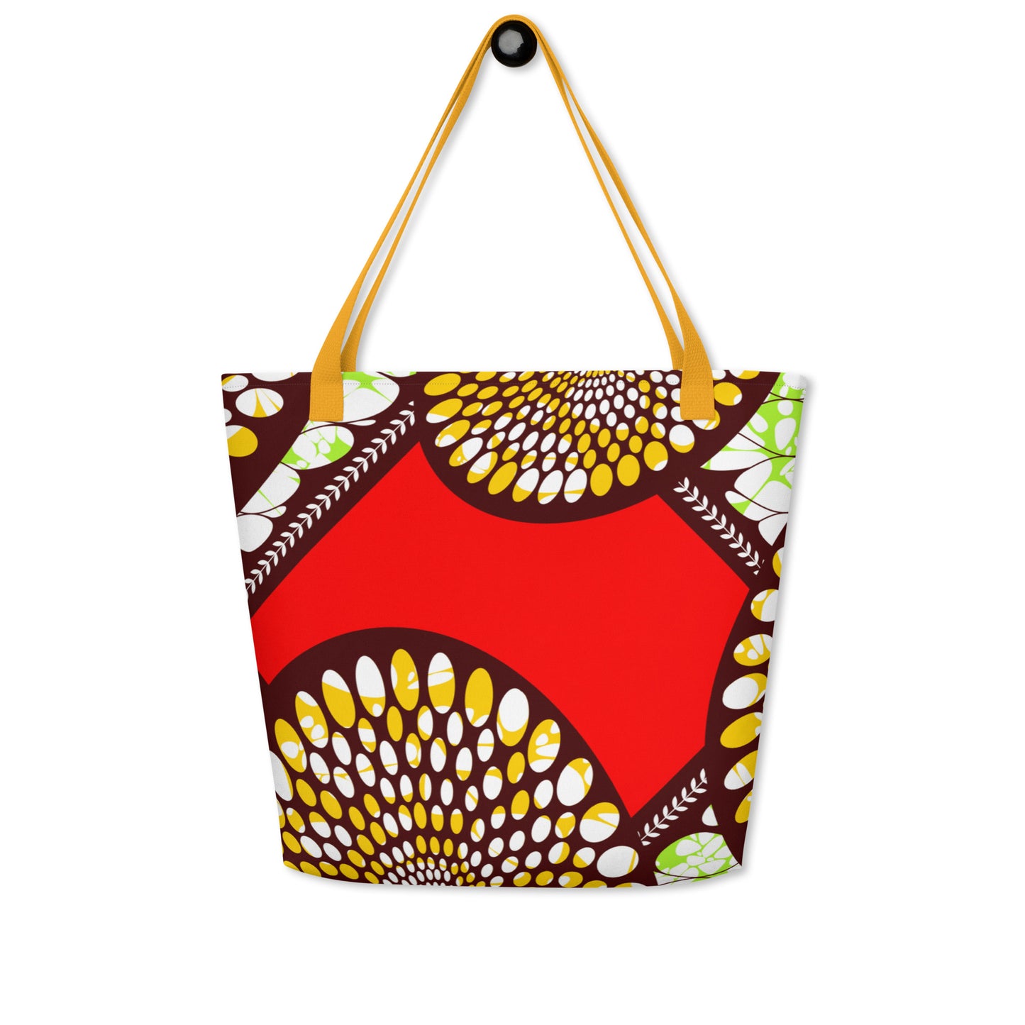 Red Large Tote Bag