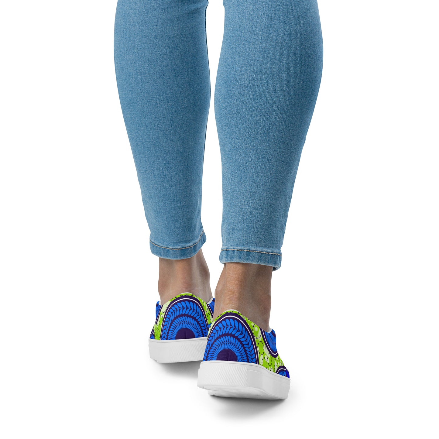 Peacock Women’s slip-on canvas shoes