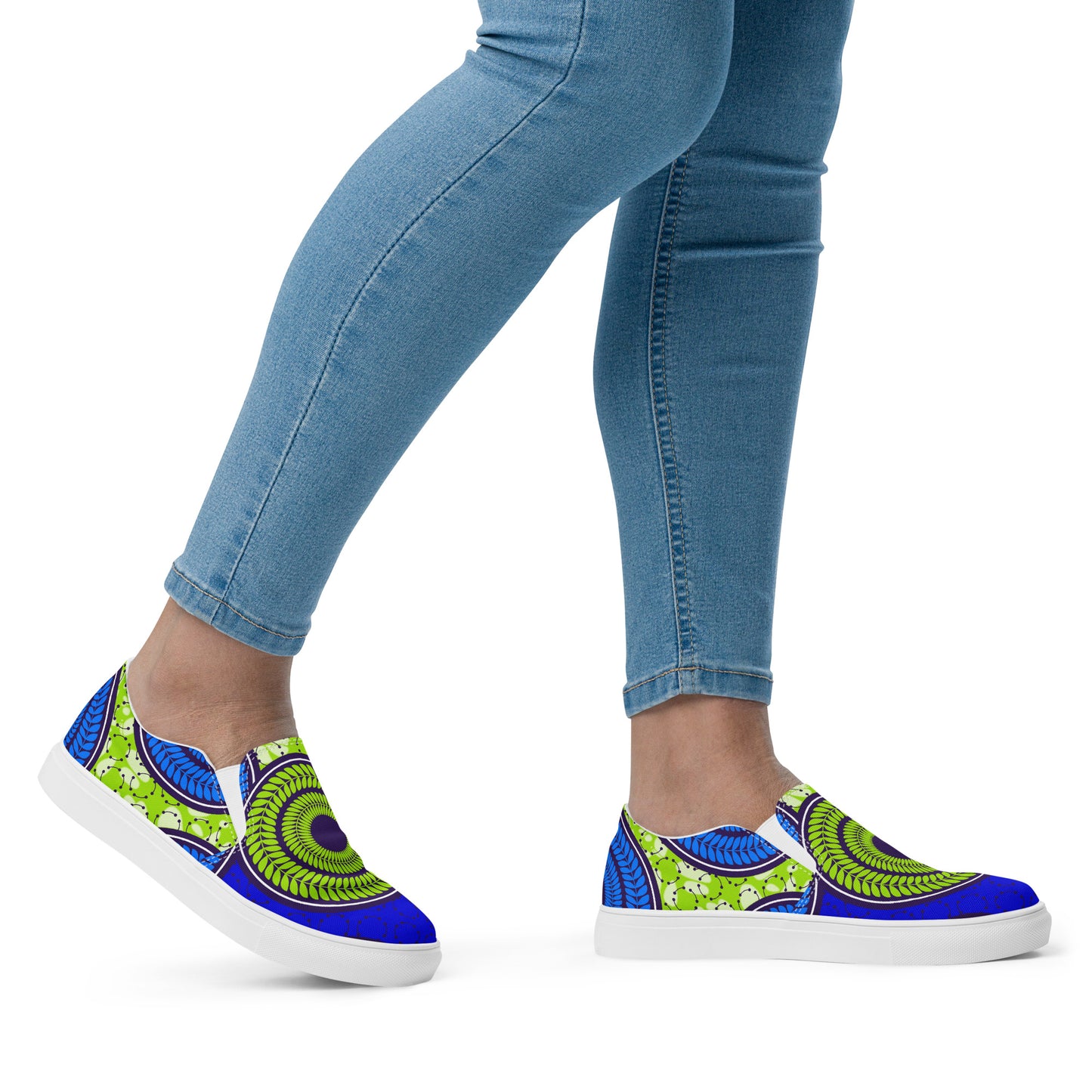 Peacock Women’s slip-on canvas shoes