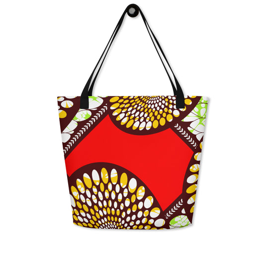 Red  Large Tote Bag