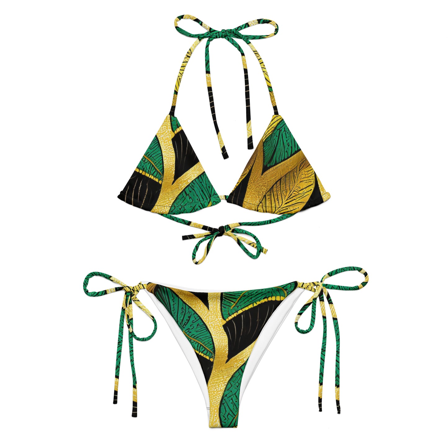 Jamaica recycled string bikini