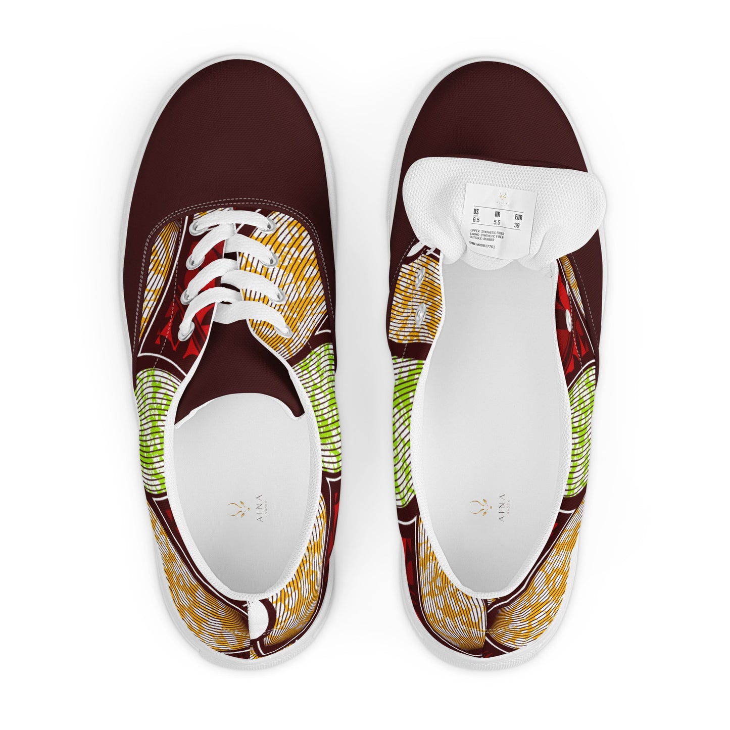 Cameroon Men’s lace-up canvas shoes