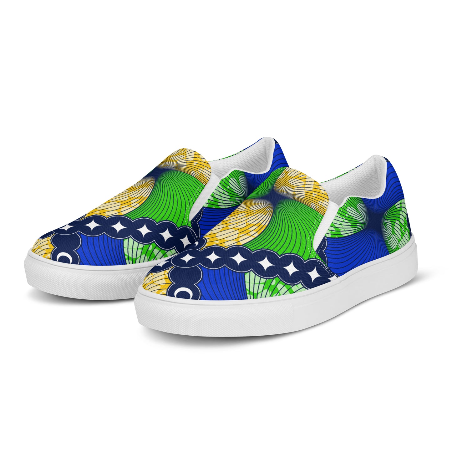 Blue Women’s slip-on canvas shoes